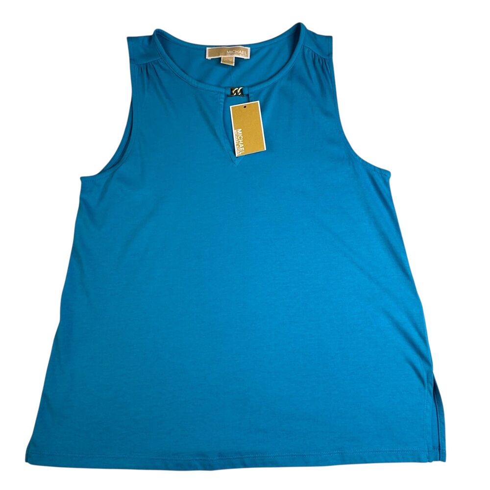 Michael Kors Women's Blue Sleeveless Top Size XS NWT